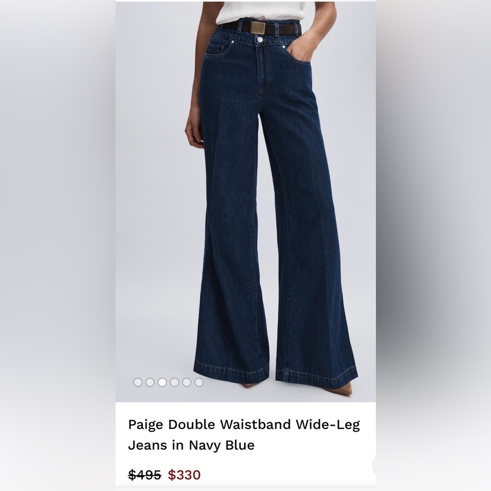 PAIGE
Portia Double Waistband Jeans size 33 - Picture 5 of 10
